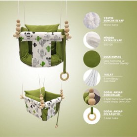 Resim Sallansana Kaktüs Yeşil Kombin Dream Swing Salıncak 