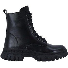 Resim Albini 26103050 Hakiki Deri Kadın Bot Siyah 