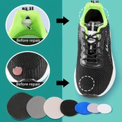 Resim 6'lı Kendinden Yapışkan Atletik Ayakkabı Tamir Yama, Mesh Kumaş Yama Seti, Sneaker Yüzü ve Astar Tamiri için Dayanıklı Anti-Çizik Tamiri 