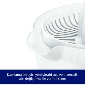 Resim Philips Daily Collection Narenciye Sıkacağı, 25W, 500 ml Meyve Suyu Sürahisi, Otomatik Yön Değiştirme, Kablo Saklama, HR2738/00 