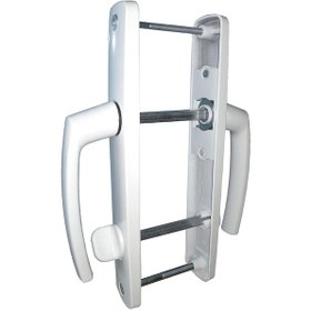 Resim Pvc Wc Banyo Kapı Kolu Elit Beyaz 