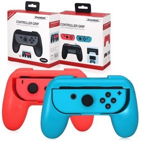 Resim Folinda Switch Oled Joy-con İçin Tns-851 Kırmızı-mavi Tutamak, Taşınabilir Oyuncu El Tutucu 