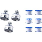 Resim 3 Paket Lavabo Su Filtresi Musluk: Musluk FILTRESI-360 ° Dönen Usuc Filtreleri Arıtma Makinesi Mutfak Banyolar Için Musluk Filtrasyonu (Yurt Dışından) 