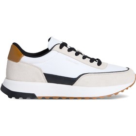 Resim Calvin Klein Bej - Çok Renkli Erkek Sneaker LOW TOP LACE UP REPREVE MIX 