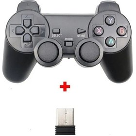 Resim Black-2.4g Kablosuz Gamepad Ps3/tv Kutusu/android Telefon Pc Joystick Süper Konsol X Pro Oyun Denetleyicisi Ps3 Aksesuarları 