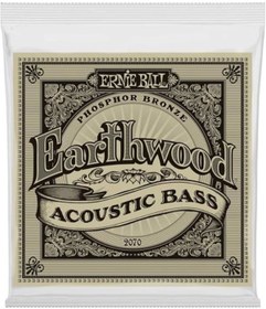 Resim AyrStore P02070 Earthwood Fosfor Bronz Akustik Bas Telleri, Ölçü 45-95 Orijinal Versiyon 