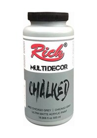 Resim Rich Multi Decor Chalked Akrilik Boya 500Ml 4602 Chıcago Grey 