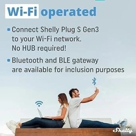 Resim Plug S Mtr Gen3 Beyaz, Matter Sertifikalı Akıllı Priz, Güç Izleme ve Çok Renkli LED Göstergeli, Ios Android App Uzaktan Kumanda, Google Home ve Alexa Aksesuarı, Zamanlayıcı 