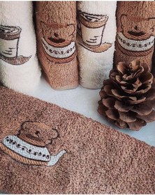 Resim Bilmar Bukle 6 Lı Kahve Nakışlı Mutfak Havlusu Mutfak Havlusu 30 X 50 Cm Kutulu Çok Renkli 