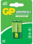 Resim GP 1604G-B Greencell Blisterli 9V Pil 