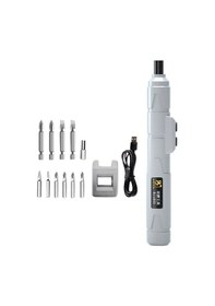 Resim Geeksen Tornavida Kablosuz Usb Şarj Edilebilir Elektrikli Tornavida Mini Elektrikli Alet 