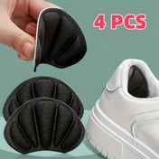 Resim Memory Foam Topuk Yastığı, 4 adet - Boyut Ayarı İçin Ayakkabı İçi Yastıklar, Kaymaz ve Su Geçirmez Dikişsiz Topuk Yastıkları 