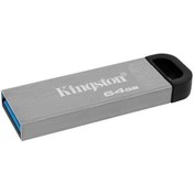 Resim Kingston 64 Gb Datatraveler Kyson 200 Mb-s Metal Usb 3.2 Gen 1 64 Gb Flash Bellek 