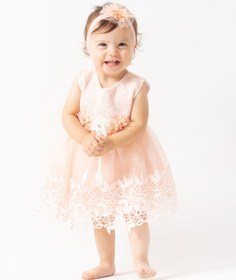 Resim Petite Ponpon Baby Kız Bebek Yenidoğan Mevlüt Elbisesi Bebek Hediyelik Mevlütlük Elbise 