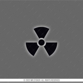 Resim Bay Etiket Rfbk16 Siyah Reflektif Radyasyon Isareti Etiketi 