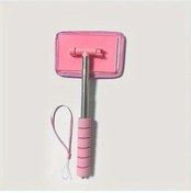 Resim Besthome1 Pembe Araç Camı Temizleme Aracı Süper Mikrofiber Bez Çıkarılabilir Saplı 