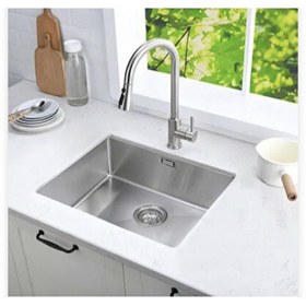Resim Asil 1.0 Mm Kalınlığında 40x50 Cm Paslanmaz Krom Evye 