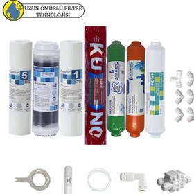 Resim Pemax Water Solutions Purefer Açık Kasa Çif Sedimentli Sertifikalı 7'li Orijinal Lg Kuno Mebran Mineral-Alkali 