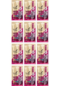 Resim Cat Lamb Stick 12 Adet 3x5gr. Kuzu Etli, Çubuk, Kedi Ödül Maması 