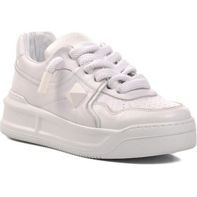 Resim Ayakmod Premium 1306 Beyaz Cilt Erkek Sneaker 001 