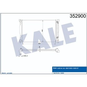 Resim Radyatör Audi A4 A6 2.0Tfsi 2.0Tdi 2001-2008 (632X408X26) 504649865 
