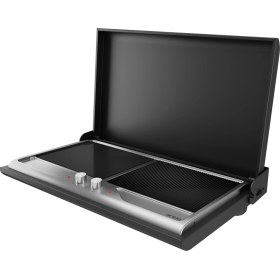 Resim Antiq Savor Serisi Düz - Grill Camlı Inox/siyah Elektrikli Barbekü 