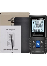 Resim Wezone El Tipi Lazer Mesafe Ölçer Sk-100a 100m - Yüksek Hassasiyetli, Alan/hacim/iki Nokta Ölçümü, 20 Veri Depolama, Otomatik Kapanma, 3xaaa Pil Pil Yok 