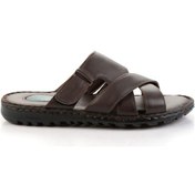 Resim Kahve Leather Erkek Terlik E04437183803 Kahve 