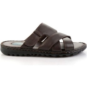 Resim Kahve Leather Erkek Terlik E04437183803 Kahve 