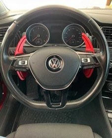 Resim Volkswagen Golf 7 Tiguan 2017+ Paddle Shift Kırmızı (F1 Vites Pedal Kulakçığı) 