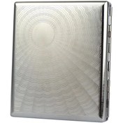 Resim Desenli Gümüş Metal Sigara Tabakası Taşıma Kutusu 