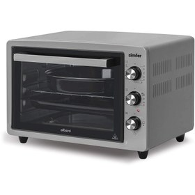 Resim Simfer 3426 Midi Fırın - Gri - 34 lt 