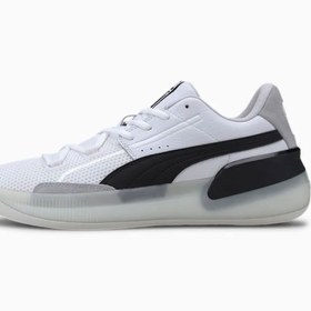 Resim Puma Clyde Hardwood Beyaz Erkek Basketbol Ayakkabısı 193663-01 