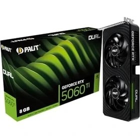 Resim Daisy Home Palit Geforce RTX5060TI Dual 8gb 128BIT Gddr7 Ekran Kartı NE7506T019P1-GB2062D 