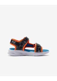 Resim Skechers Sola Glow Sandal - Aquatastic Büyük Erkek Çocuk Gri Işıklı Sandalet 401672l Ccor Gri 