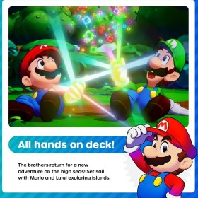 Resim Nintendo Switch Mario & Luigi: Brotherhood Platform Oyunu Tek Oyuncu Desteği ile 