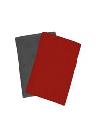 Resim 2 Li Lüks El Yüz Havlu Seti 50x90 Cm %100 Pamuklu Gramajlı Grinja Kırmızı 