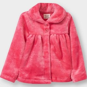 Resim Defacto Kız Bebek Bebe Yaka Düğmeli Pelüş Hırka E8772a525aubr80 Pembe 