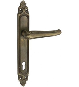 Resim Prinç Döküm Antik Oksit Rustik Eskitme, Ferforje Tipi Osmanlı Kapı Kolu Hft01036 1 Tek 