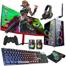 Resim DMC N67X i7-3770 16 GB 256 GB SSD 4 GB R7 240 23.8" Masaüstü Oyuncu Bilgisayarı 