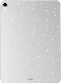 Resim İpad Air 11 2024 Simli Parlak Görünümlü Uyumlu Zore Tablet Koton Kılıf-gümüş Tablet Kılıfı 