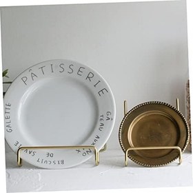 Resim jojofuny 2 Adet tablet standı masa kablosu tutucu tutucu metal kitap ayracı metal kitaplık tablet tutucu monitör standı kitap standı cep telefonu tutucu masaüstü parantez raf şövale 