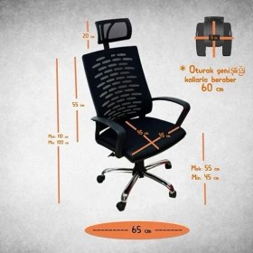 Resim Pearl Shop Fileli Müdür Koltuğu Ofis Koltuğu Bilgisayar Koltuk Çalışma Koltuk Fileli Koltuk Makam Koltuk 