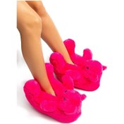 Resim Twigy Pookie EE0564 Kadın Hayvanlı Panduf Fuşya 36/41 Fuşya 