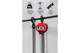 Resim GAP Tools Zincirli Caraskallar 2ton 5metre GPC-2T5M 