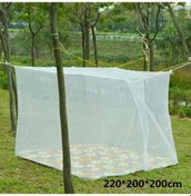 Resim Açık Kapalı Büyük Beyaz Kamp Cibinlik Seyahat Taşınabilir Böcek 