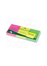 Resim Faber Castell Yapışkan Not Kağıdı 50X40 Mm 3'Lü Renk 