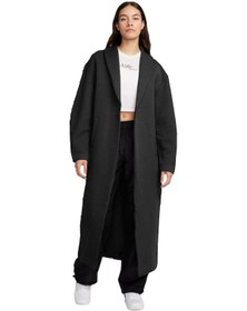 Resim Nike Sportswear Tech Fleece Womens Oversized Duster Jacket Oversize Kadın Uzun Ceket Siyah Siyah 