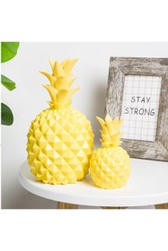 Resim 5DM Ananas Şeklinde Desenli Büyük Boy Pilli Masa Ve Gece Lambası 