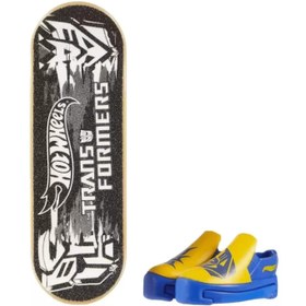 Resim Hot Wheels Skate Temalı Parmak Kaykay ve Ayakkabı Paketleri HMY18-HVK41 